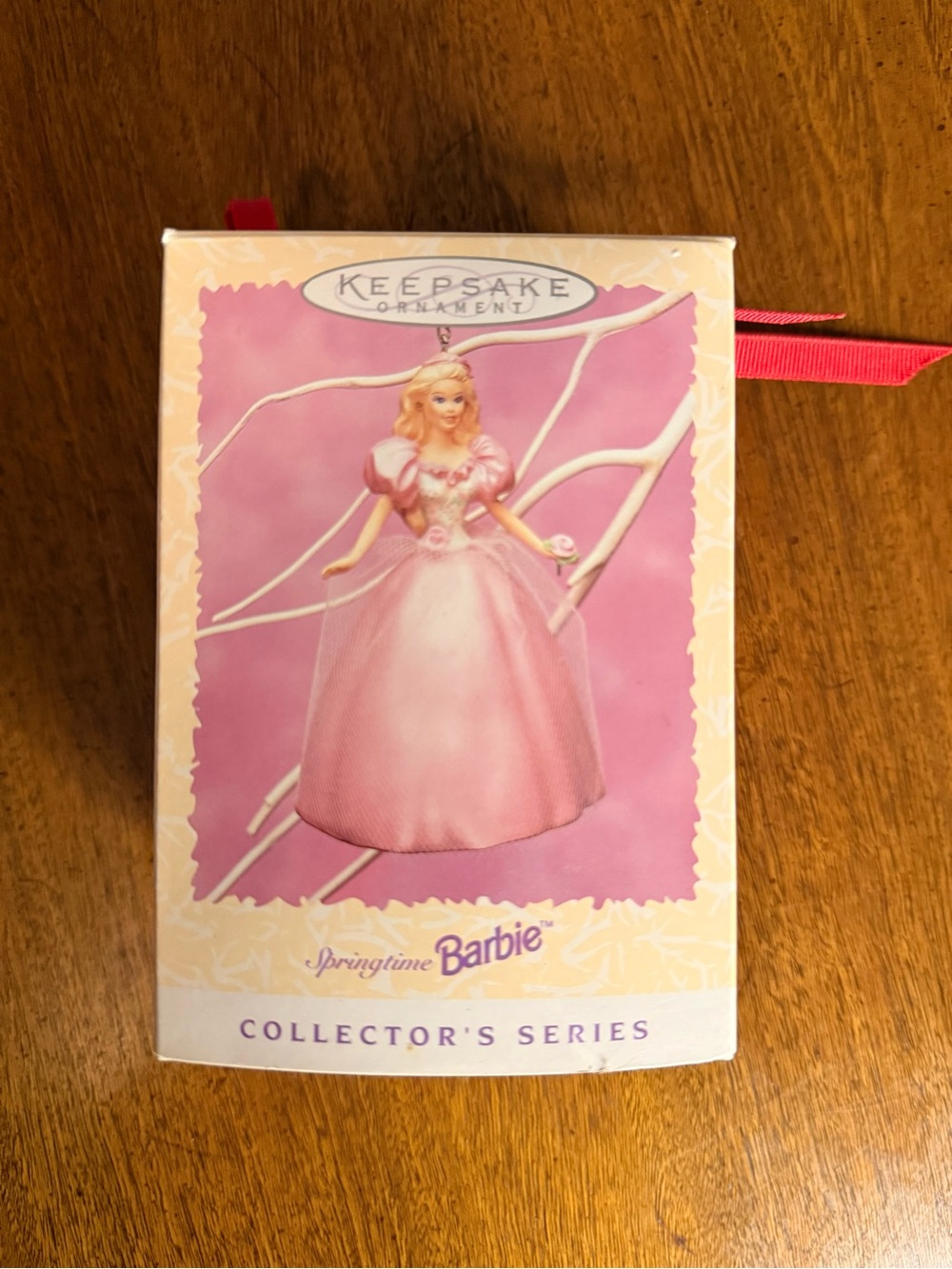Hallmark Barbie as Pink Springtime 1996 Ornament New